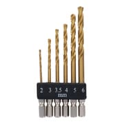 HTD-6 [六角軸 チタンドリルセット 6本入り]