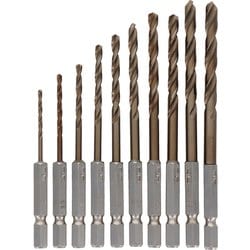 六角軸 コバルトドリル 10本入り 13-724