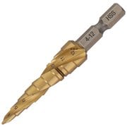 チタンコーティング スパイラルステップドリル 9段(4~12mm) STP-2