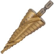 チタンコーティング スパイラルステップドリル 14段(4~30mm) STP-6