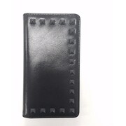 71343 [iPhone 6 4.7インチ用ケース BLACK BY MOUSSY スタッズ付レザー ブラック]