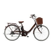 折りたたみ電動アシスト自転車 26型 外装6段変速 ブラウン KH-DCY200 BR