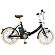 折りたたみ電動アシスト自転車 20型 変速なし ブラック KH-DCY310 BK