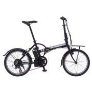 電動アシスト自転車 20型 外装7段変速 ブラック HUMMER AL-FDB207E BK