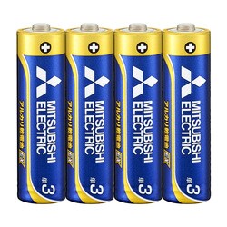 アルカリ乾電池 三菱電機 アルカリ乾電池 MITSUBISHI 1パック 4本入セット 1.5V