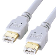IEEE1394(FireWire)ケーブル 2m KE-1394-2K
