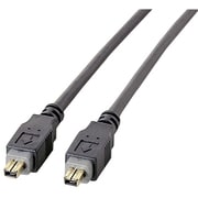 IEEE1394 4pin(DV)ケーブル 1m KE-13DV-1BK