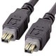IEEE1394 4pin(DV)ケーブル 2m KE-13DV-2BK