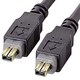 IEEE1394 4pin(DV)ケーブル 3m KE-13DV-3BK