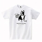 BBJ0259-1 [開幕犬～そして球場へ～ 半袖T S ホワイト]