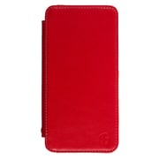 iPhone 6 Plus/6s Plus専用 フリップレザーケース [牛革 レッド]