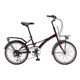 小径車（ミニベロ） 20型 外装6段変速 レッド CITY206L