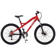 マウンテンバイク 26型 外装24段変速 レッド Alta-Classe FB2613 F-sus