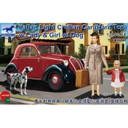 35167 [1/35スケール フィアットFAIT500トッポリーノ乗用車ハードトップ＋女性と女児＆犬 2019年7月再生産]