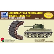 A3542 [1/35スケール 米シャーマンT51型フラットラバー型可動キャタピラ 2019年7月再生産]