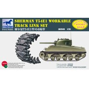 A3546 [1/35スケール 米シャーマンT54E1型金属鋭角くさび型可動キャタピラ]