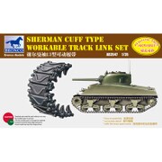 A3547 [1/35スケール 米シャーマンT54金属鈍角くさび型可動キャタピラ]