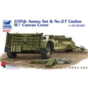 A3551 [1/35スケール 英25ポンド砲弾リンバー27型＆砲弾セット]