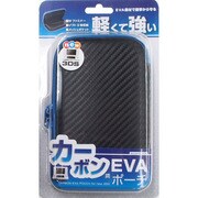 ALG-N3DCEA [New ニンテンドー3DS用 カーボンEVAポーチ ブラック/ブルー]