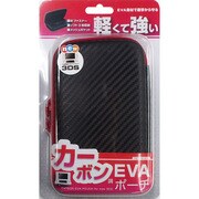 ALG-N3DCER [New ニンテンドー3DS用 カーボンEVAポーチ ブラック/レッド]