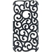 15ID1-1-BLK [MORE CRYSTAL iPhone 6 4.7インチ専用ケース ブラック]