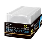 5mmスリムクリアケース 50枚入 CASE-PCSC50TA