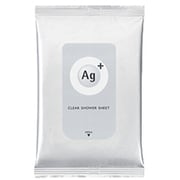 デオドラントシート Ag+ クリアシャワーシート N Sサイズ 10枚入 無香料