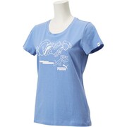 834532-14 [Tom＆Jerry SS Tee 半袖Tシャツ レディース Mサイズ BLE]