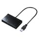 UHS-II対応 高速USB3.0カードリーダー ブラック ADR-3ML35BK