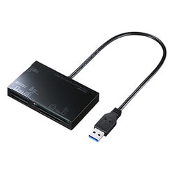 UHS-II対応 高速USB3.0カードリーダー ブラック ADR-3ML35BK