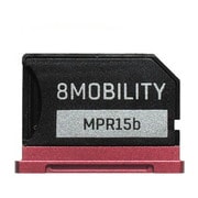 iSlice Pro 15 MacBook Pro (Retina) 15インチ (Late 2013 Mid 2014) 専用 microSDカードアダプター レッド