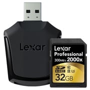 SDHCカード Lexar Professional 2000x UHS-II 32GB LSD32GCRBJP2000R