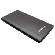 大容量薄型フラットUSBモバイルバッテリー 10000mAh グレー PSY10000A-GR