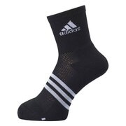KBW78-890615 [TENNIS ショートソックス 25～27cm BLK/WHT]