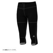 DCT67-G89609 [adiSNリフレクト 3/4丈タイツ レディース Mサイズ BLK/BLK]