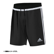 MHU19-M64034 [TIRO15 トレーニングショーツ 2XOサイズ BLK/WHT/BLK]
