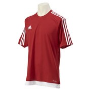 MGK48-S16149 [ESTRO トレーニングジャージ半袖 メンズ Sサイズ パワーRED/WHT]