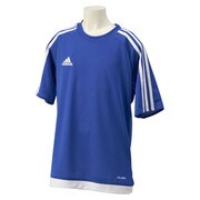 JAN81-S17300 [ESTRO トレーニングジャージ半袖 キッズ J160 ボールドBLU/WHT]