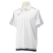 MHU09-S22437 [TIRO15 ポロシャツ メンズ XOサイズ WHT/ライトGRY/BLK]