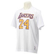 ZC674-S91409 [SMR RN POLY ゲームタイム半袖Tシャツ メンズ Oサイズ NBA-LAL/WHT]