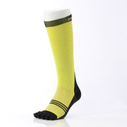 KBQ18-S92757 [5本指 TECHFIT ハイソックス 27～29cm セミソーラーYEL/BLK]