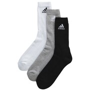 VD728-Z25524 [REGULAR ADICREW HC 3PP UNISEX 19～21cm WHT/MGRYヘザー]