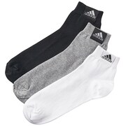 VD594-Z25924 [ANKLE PLAIN T3P 24～26cm WHT/MGRYヘザー]