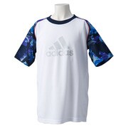 KBS75-A96436 [REVO 迷彩グラフィック 半袖Tシャツ キッズ J130 WHT/COLNVYZ]