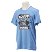 JPD69-S16559 [BOOST TRAINING グラフィックTシャツ メンズ Sサイズ ラッキーBLUメランジ]