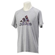 JNG44-S27038 [PRIME ショートスリーブTシャツ GR メンズ Lサイズ MGRYヘザー]