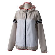 KAX50-S90756 [SC クロスジップパーカー レディース Sサイズ WHT/クリアブラウン/WHT]