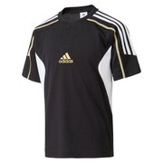 KAZ97-S91450 [BB 3ストライプ半袖Tシャツ キッズ J140 BLK/WHT]