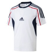 KAZ97-S91452 [BB 3ストライプ半袖Tシャツ キッズ J120 WHT/COLNVY]