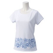 KBZ48-S92932 [ADIDAS24/7 ナデシコガラ セットインスリーブUV Tシャツ レディース Sサイズ WHT]